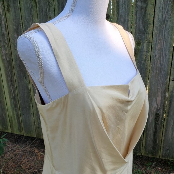 NWT MaxMara 100% Silk Sleeveless Square neck Dress - Picture 3 of 11